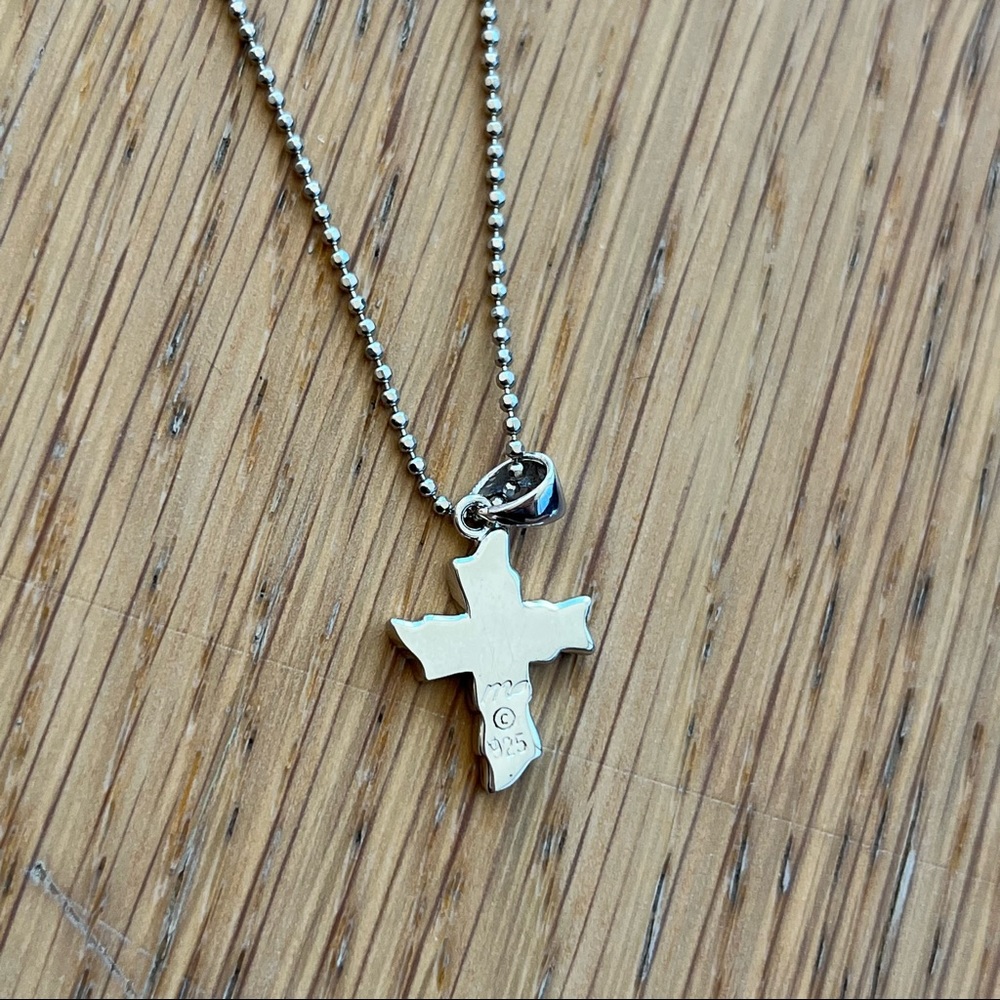 Sterling Silver Artsy Cross - Picture 6 of 8